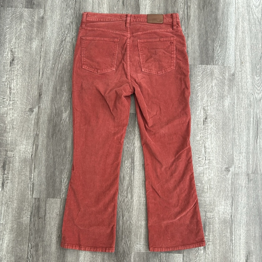 Madewell Red Boot Cut Pants - Picture 4 of 7